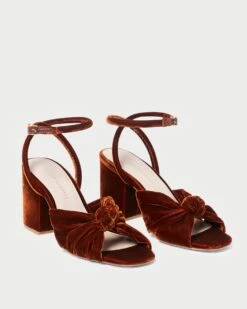 Loeffler Randall Fiamma Sienna Knot Mid-Heel Sandal -Loeffler Randall FIAMMA VL SIENNA 3