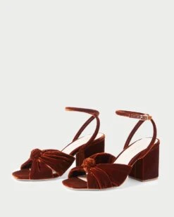 Loeffler Randall Fiamma Sienna Knot Mid-Heel Sandal -Loeffler Randall FIAMMA VL SIENNA 4