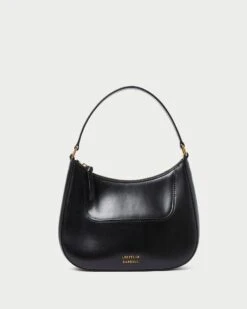 Loeffler Randall Greta Black Round Shoulder Bag