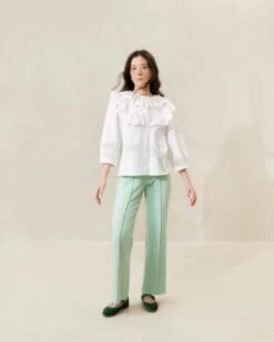 Loeffler Randall Jeanne Pistachio Trouser