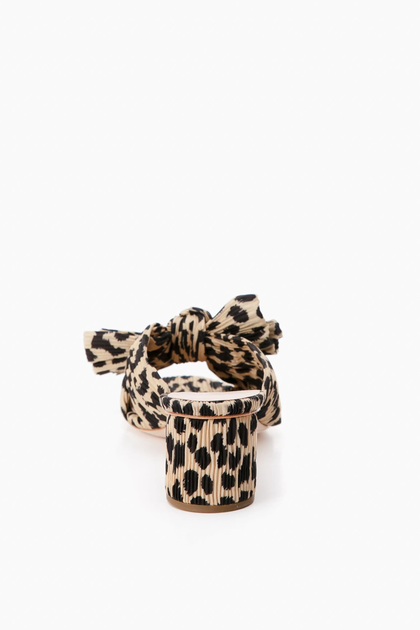 Loeffler Randall Leopard Emilia Pleated Knot Mules 6 Loeffler Randall Leopard Emilia Pleated Knot Mules - Image 6