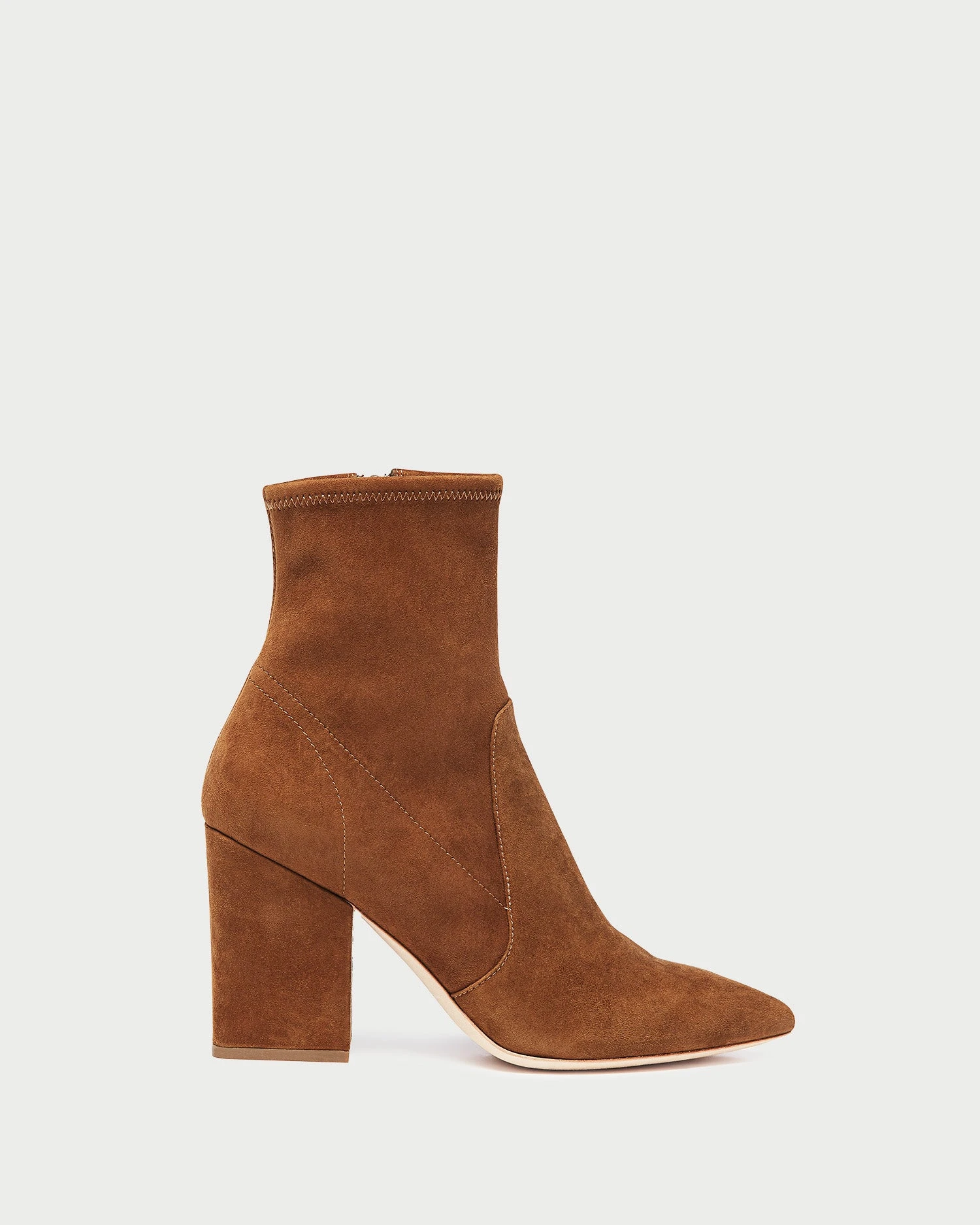 Loeffler Randall Isla Cacao Suede Slim Ankle Bootie 2 Loeffler Randall Isla Cacao Suede Slim Ankle Bootie - Image 2