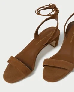 Loeffler Randall Jackie Cacao Mid Heel Sandal -Loeffler Randall JACKIE KS CACAO 3
