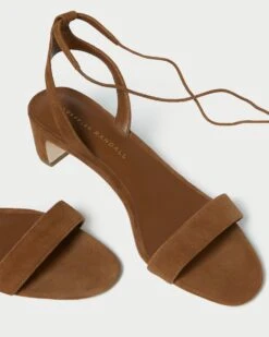 Loeffler Randall Jackie Cacao Mid Heel Sandal -Loeffler Randall JACKIE KS CACAO 4