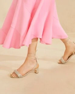 Loeffler Randall Jackie Cappuccino Mid Heel Sandal 9 Loeffler Randall Jackie Cappuccino Mid Heel Sandal -Loeffler Randall JACKIE SKS CAPPU 041copy 1