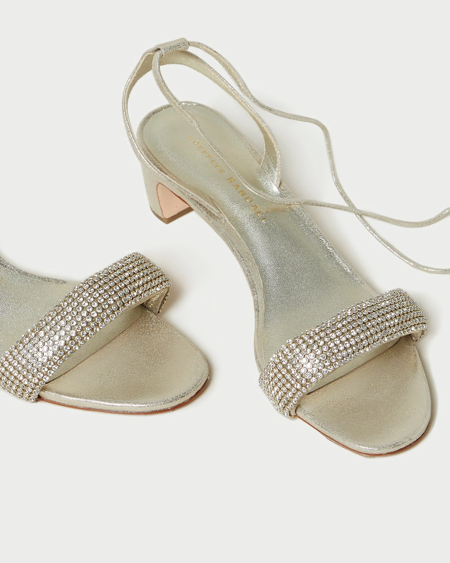 Loeffler Randall Jackie Cappuccino Mid Heel Sandal 3 Loeffler Randall Jackie Cappuccino Mid Heel Sandal - Image 3