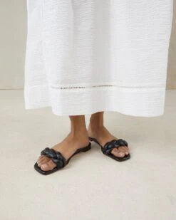 Loeffler Randall Jackson Black Braided Sandal -Loeffler Randall JACKSON N BLACK 5