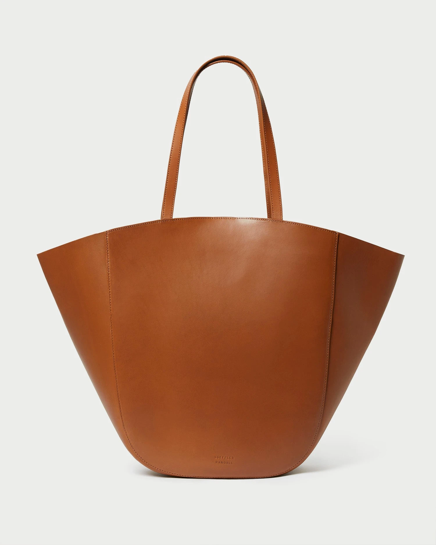 Loeffler Randall Katia Natural/Brown Winged Tote 2 Loeffler Randall Katia Natural/Brown Winged Tote - Image 2