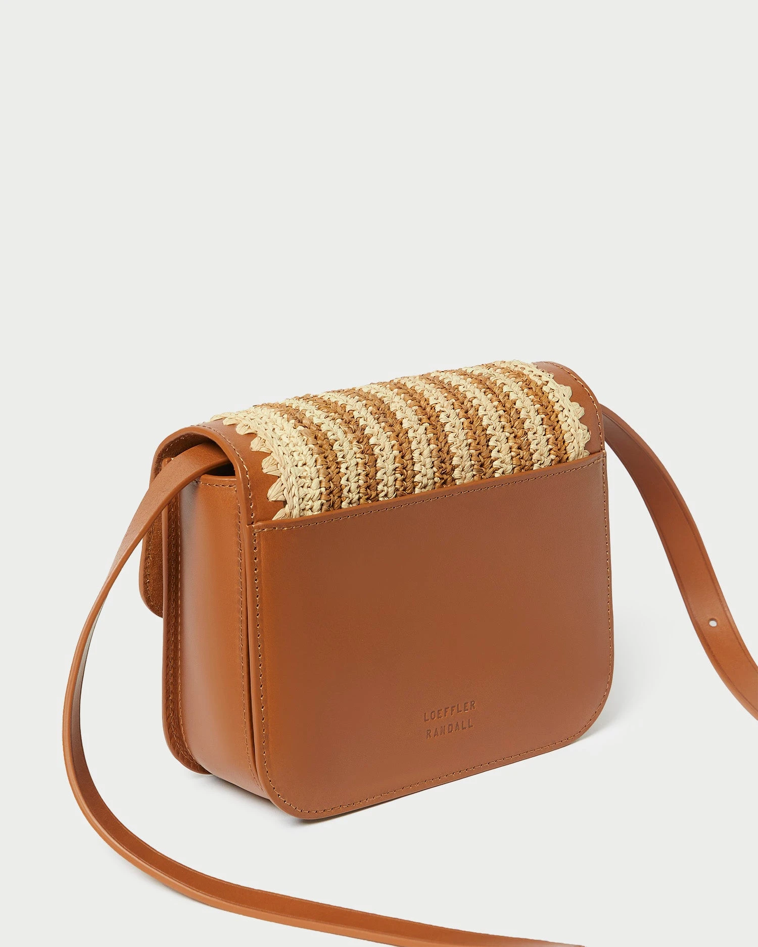 Loeffler Randall Kenton Natural/Brown Crocheted Crossbody 4 Loeffler Randall Kenton Natural/Brown Crocheted Crossbody - Image 4