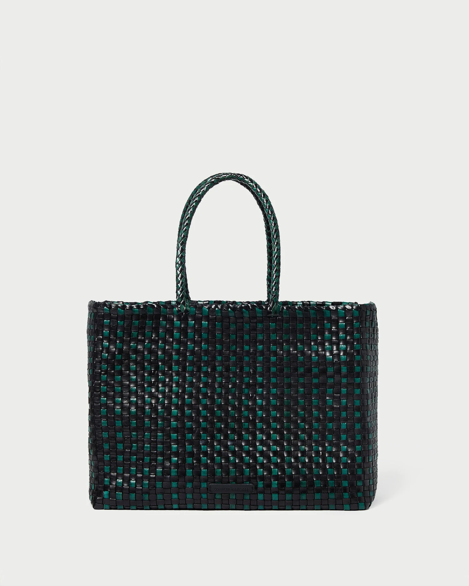 Loeffler Randall Klara Forest/Black Woven Tote 1 Loeffler Randall Klara Forest/Black Woven Tote