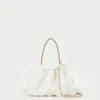 Loeffler Randall Layne Pearl/Rhinestone Pleated Pouch