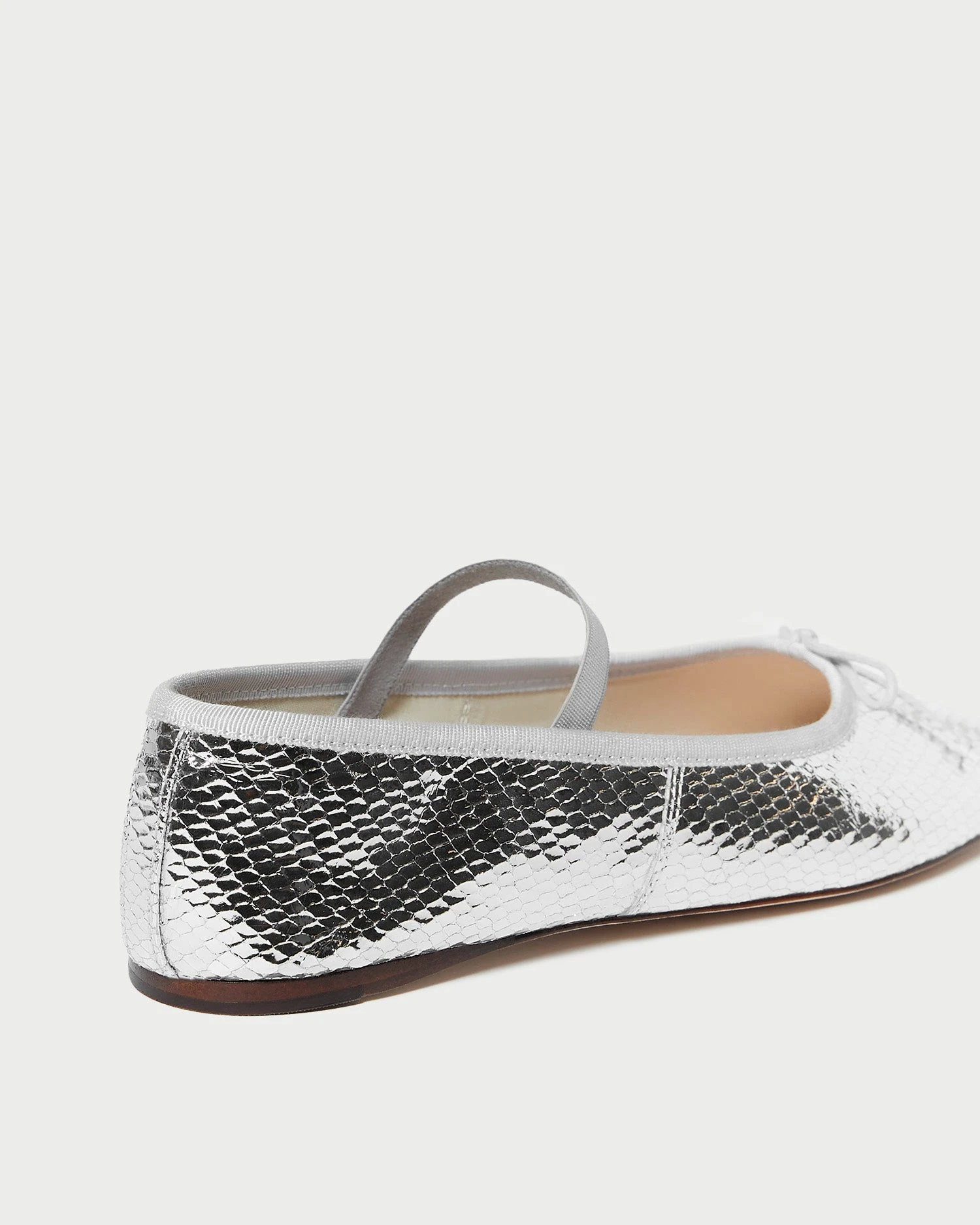 Loeffler Randall Leonie Silver Ballet Flat 4 Loeffler Randall Leonie Silver Ballet Flat - Image 4