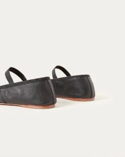 Loeffler Randall Leonie Black Leather Ballet Flat -Loeffler Randall LEONIE GLCF BLACK 4