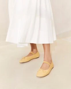 Loeffler Randall Leonie Butter Ballet Flat 9 Loeffler Randall Leonie Butter Ballet Flat -Loeffler Randall LEONIE GLCF BUTTR 041copy