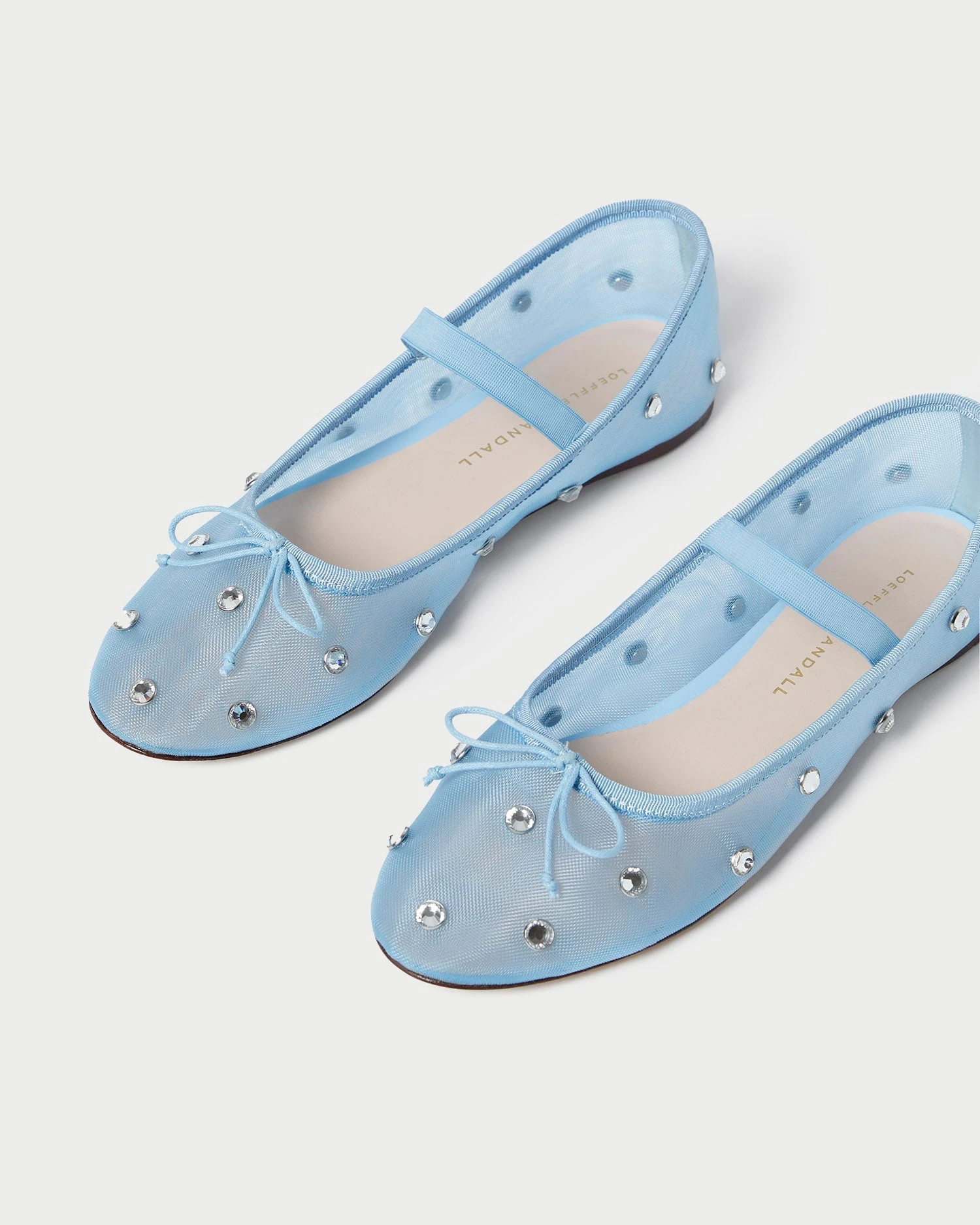 Loeffler Randall Leonie Blue/Clear Ballet Flat 3 Loeffler Randall Leonie Blue/Clear Ballet Flat - Image 3