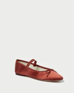 Loeffler Randall Leonie Terracotta Ballet Flat