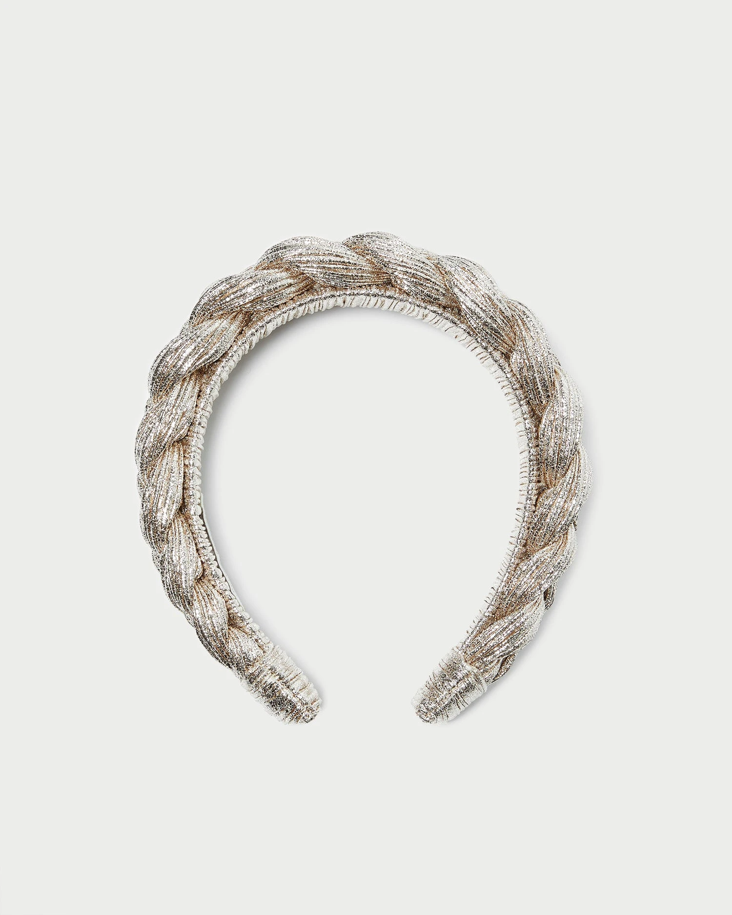 Loeffler Randall Lilac Champagne Braided Headband 1 Loeffler Randall Lilac Champagne Braided Headband