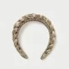 Loeffler Randall Lilac Dark Gold Braided Headband