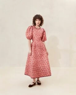 Loeffler Randall 32 Loeffler Randall Lottie Blush Floral Quilted Dress