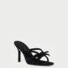 Loeffler Randall Margi Black Suede Bow Heel