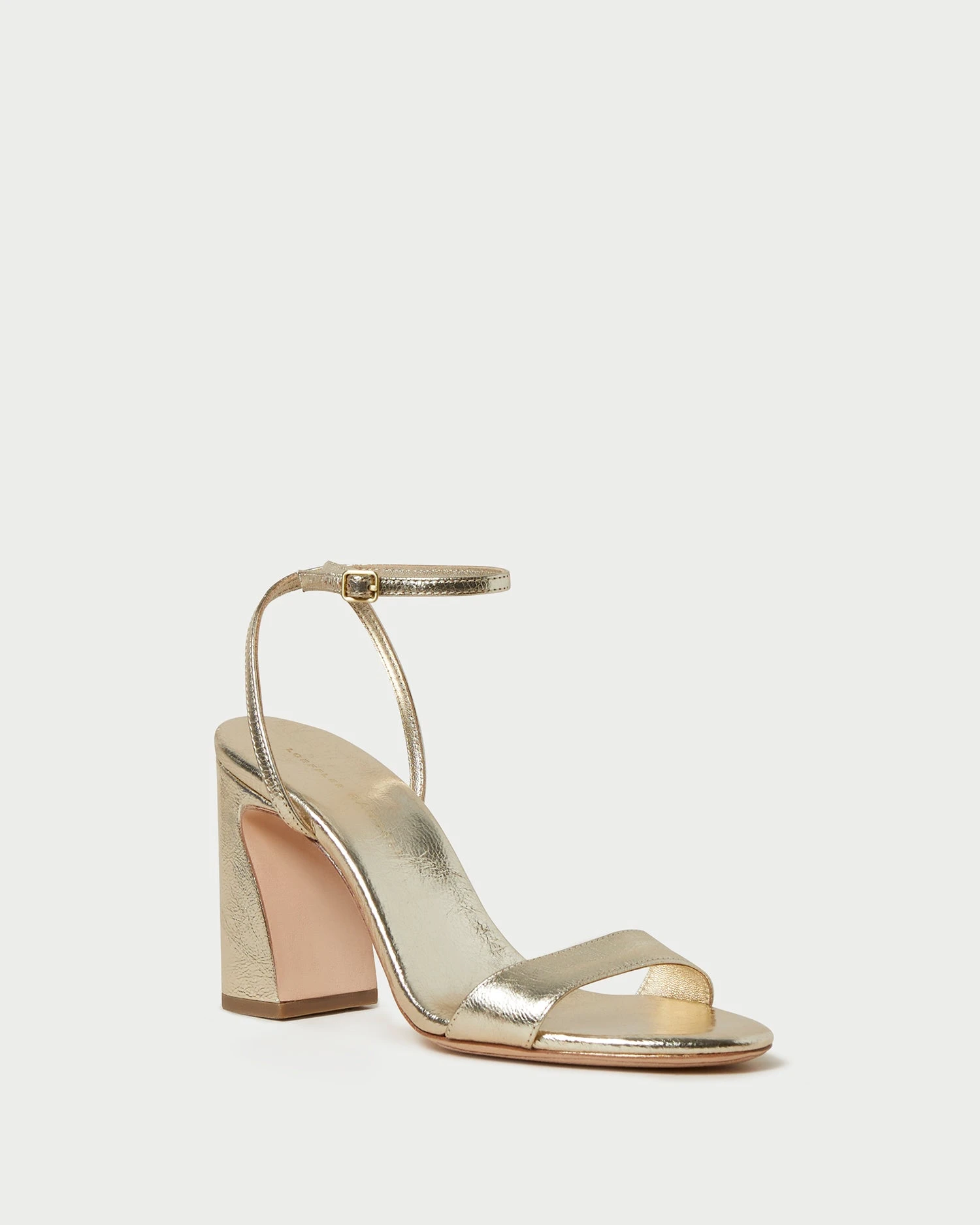 Loeffler Randall Malia Champagne Curved-Heel Sandal 1 Loeffler Randall Malia Champagne Curved-Heel Sandal