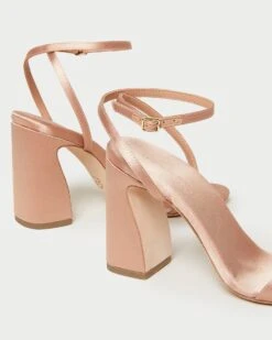 Loeffler Randall Malia Blush Curved-Heel Sandal 8 Loeffler Randall Malia Blush Curved-Heel Sandal -Loeffler Randall MALIA SATN BLUSH 4 1