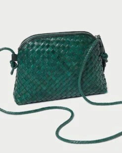 Loeffler Randall Mallory Forest Woven Crossbody 7 Loeffler Randall Mallory Forest Woven Crossbody -Loeffler Randall MALLORY SWL FORST 3