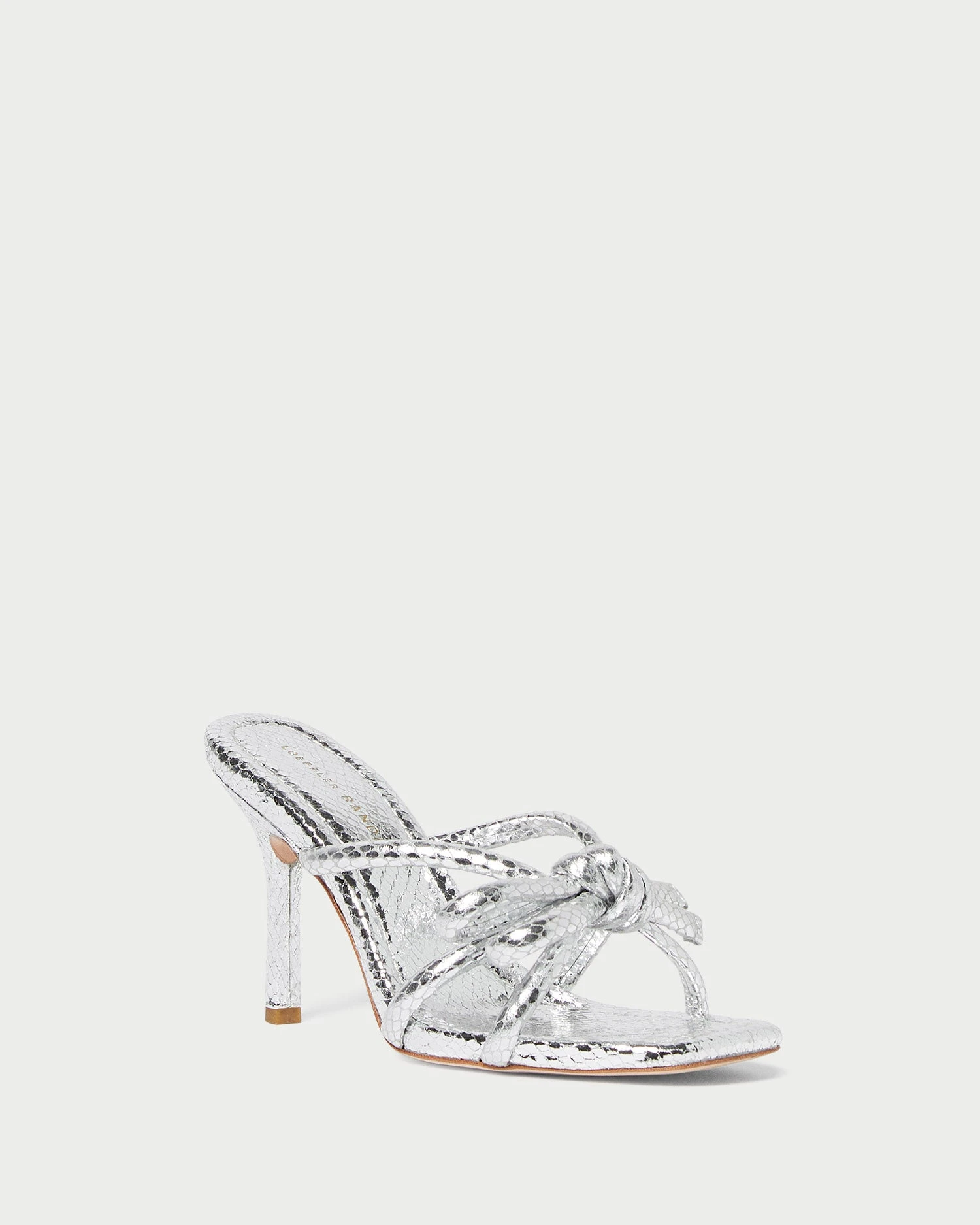 Loeffler Randall Margi Silver Bow Heel 1 Loeffler Randall Margi Silver Bow Heel