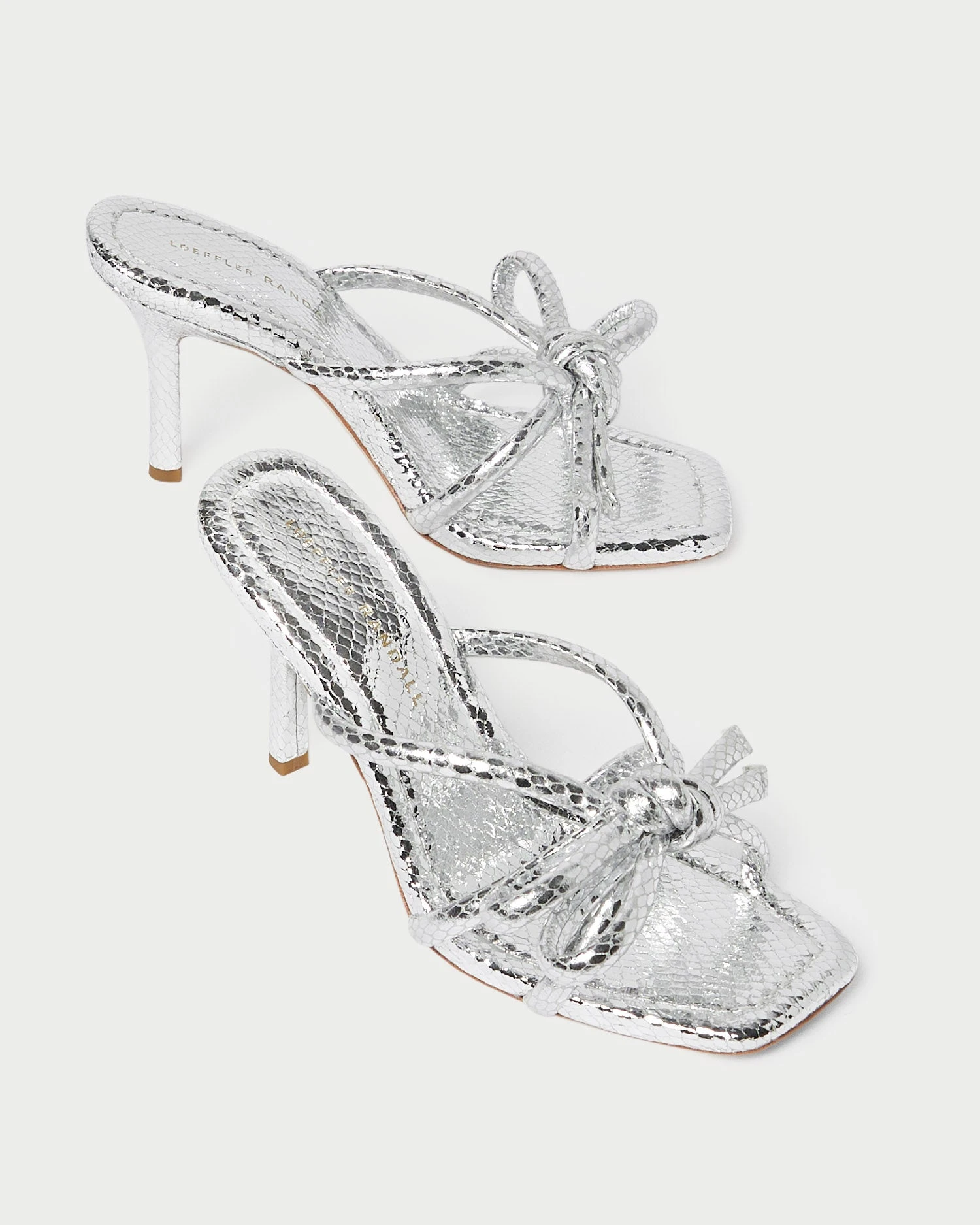 Loeffler Randall Margi Silver Bow Heel 3 Loeffler Randall Margi Silver Bow Heel - Image 3