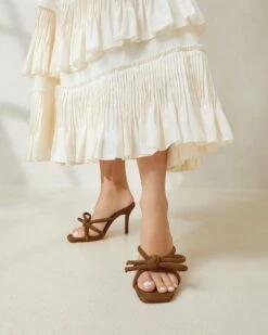 Loeffler Randall Margi Cacao Bow Heel -Loeffler Randall MARGI KS CACAO 5copy 1