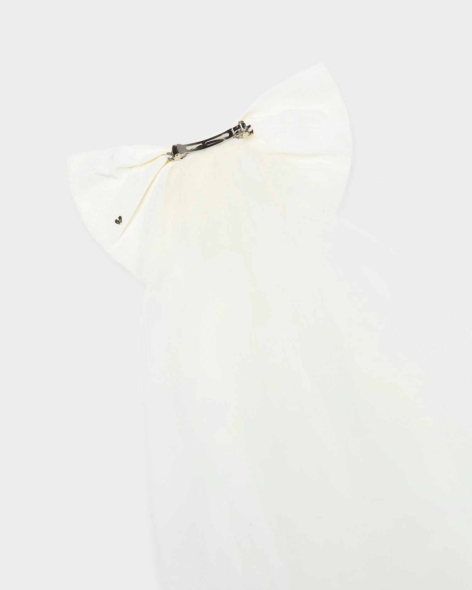 Loeffler Randall Maria Cream Veiled Bow Clip 2 Loeffler Randall Maria Cream Veiled Bow Clip - Image 2