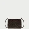 Loeffler Randall Marison Chocolate Woven Crossbody