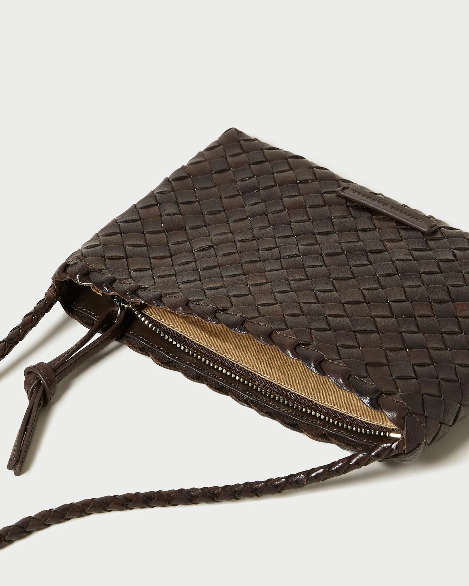 Loeffler Randall Marison Chocolate Woven Crossbody 3 Loeffler Randall Marison Chocolate Woven Crossbody - Image 3