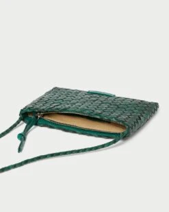 Loeffler Randall Marison Forest Woven Crossbody -Loeffler Randall MARISON WL FORST 4