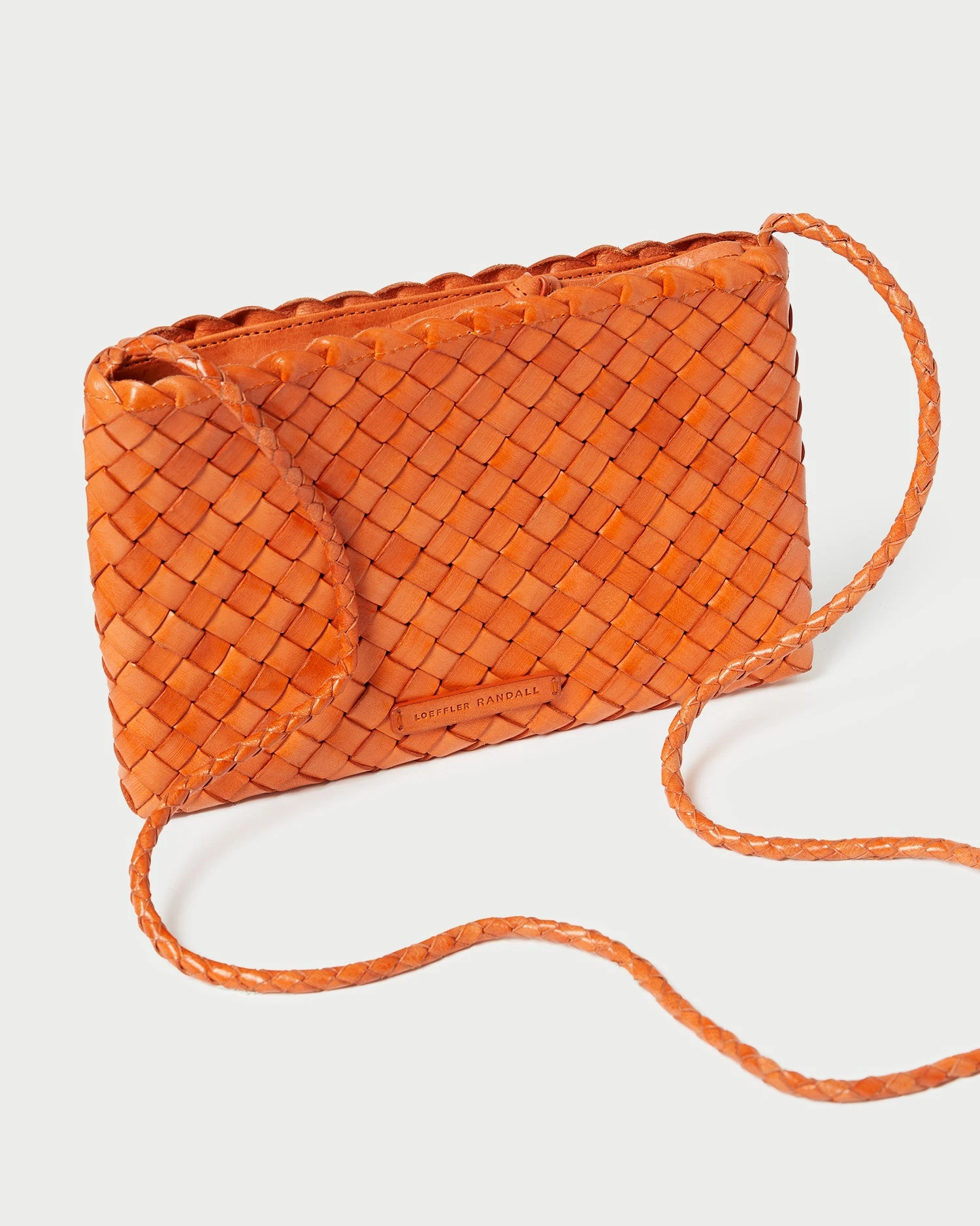 Loeffler Randall Marison Tangerine Woven Crossbody 2 Loeffler Randall Marison Tangerine Woven Crossbody - Image 2