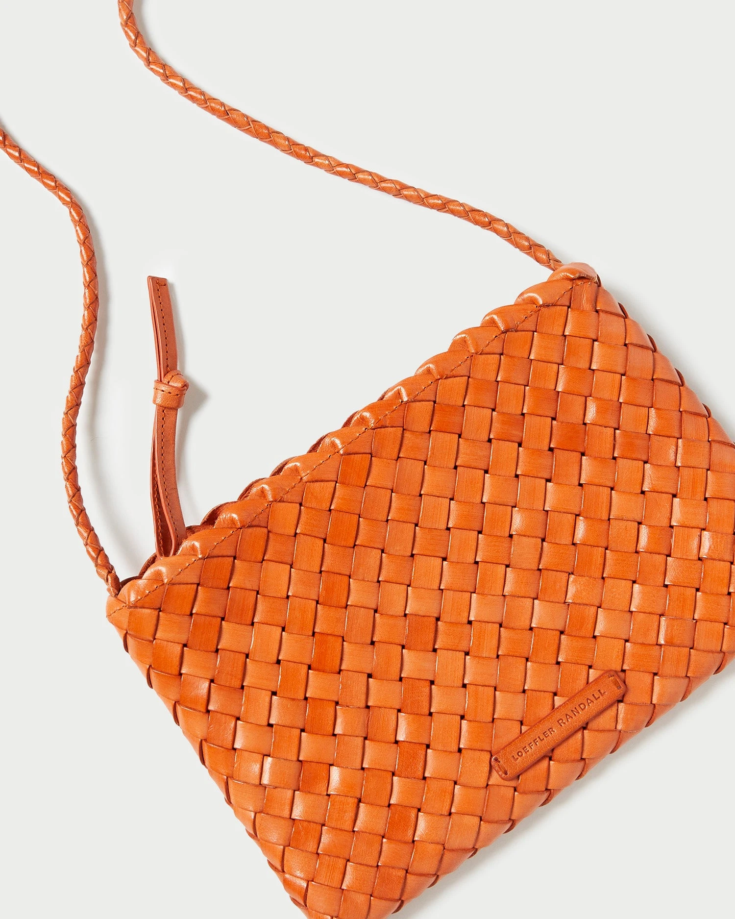 Loeffler Randall Marison Tangerine Woven Crossbody 3 Loeffler Randall Marison Tangerine Woven Crossbody - Image 3