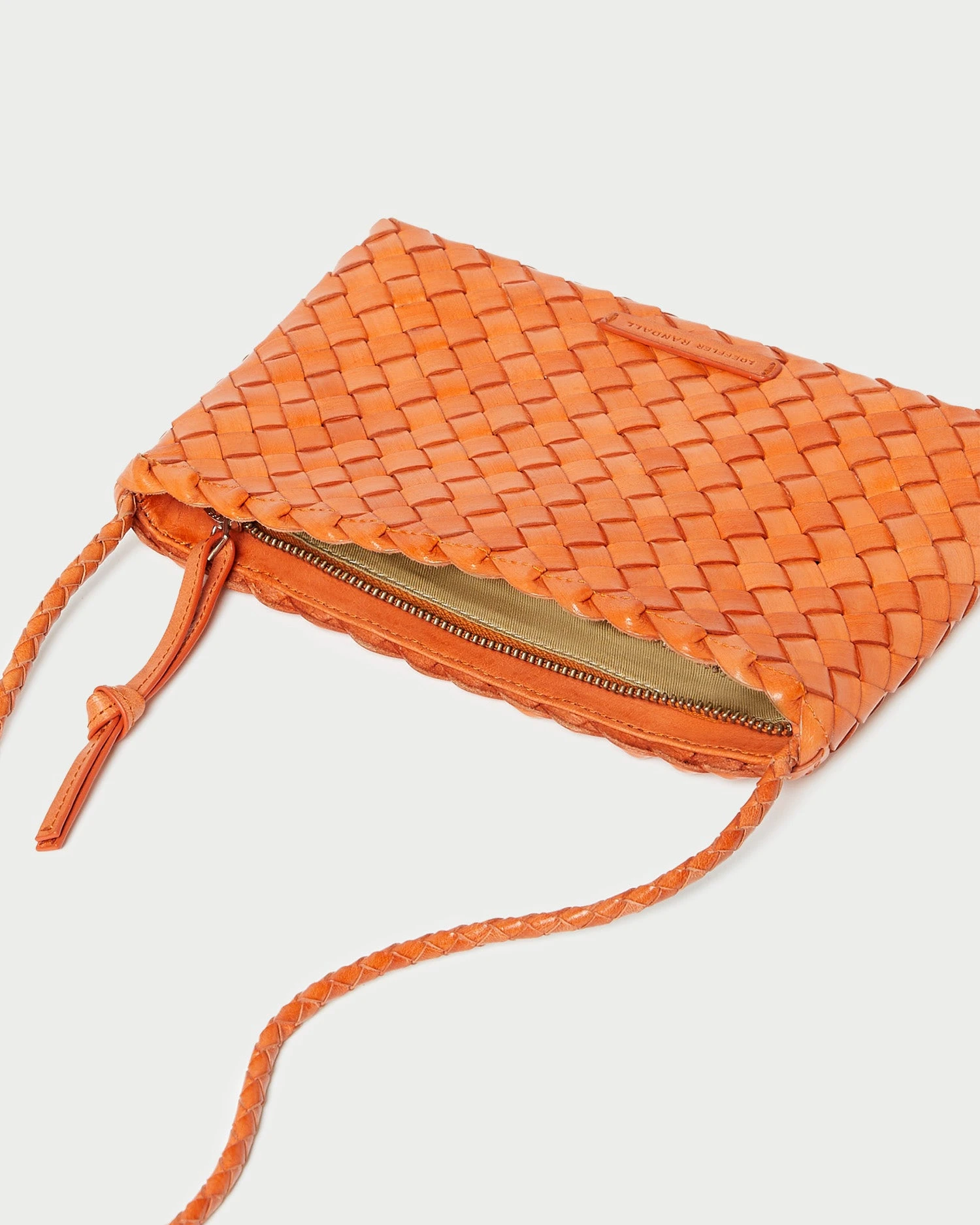 Loeffler Randall Marison Tangerine Woven Crossbody 4 Loeffler Randall Marison Tangerine Woven Crossbody - Image 4