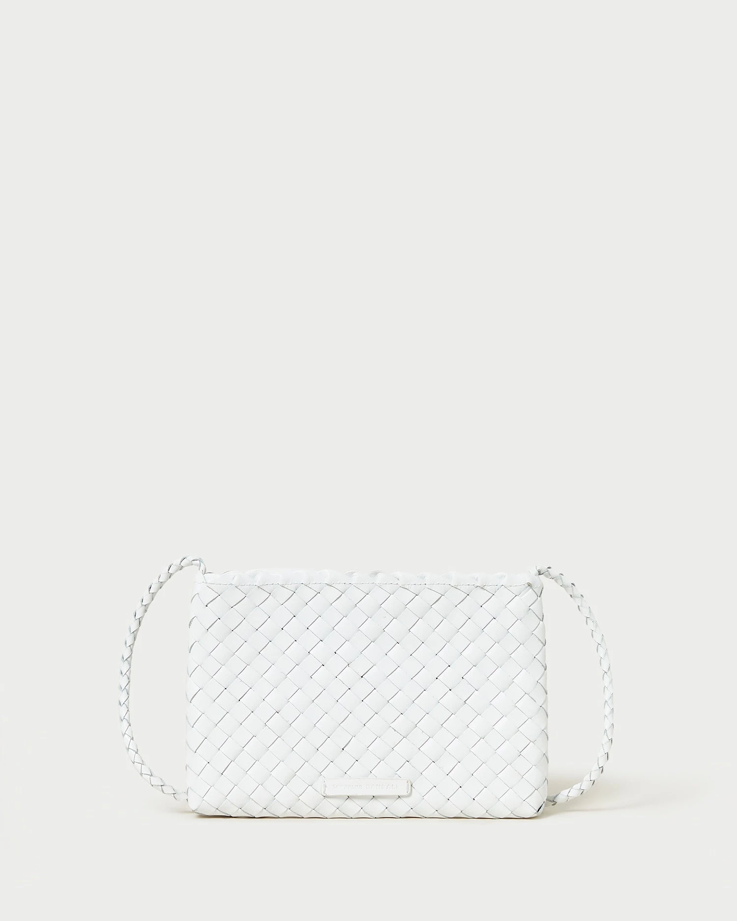 Loeffler Randall Marison White Woven Crossbody 1 Loeffler Randall Marison White Woven Crossbody