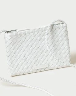 Loeffler Randall Marison White Woven Crossbody 8 Loeffler Randall Marison White Woven Crossbody -Loeffler Randall MARISON WL WHITE 4copy