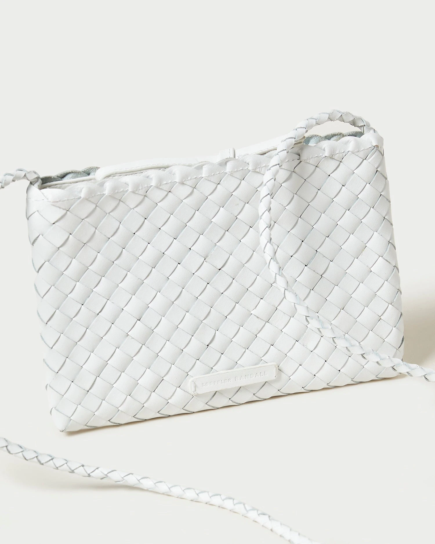 Loeffler Randall Marison White Woven Crossbody 4 Loeffler Randall Marison White Woven Crossbody - Image 4