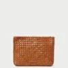 Loeffler Randall Marissa Timber Flat Woven Clutch