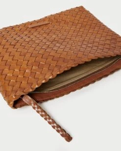Loeffler Randall Marissa Timber Flat Woven Clutch -Loeffler Randall MARISSA WL TIMBR 4
