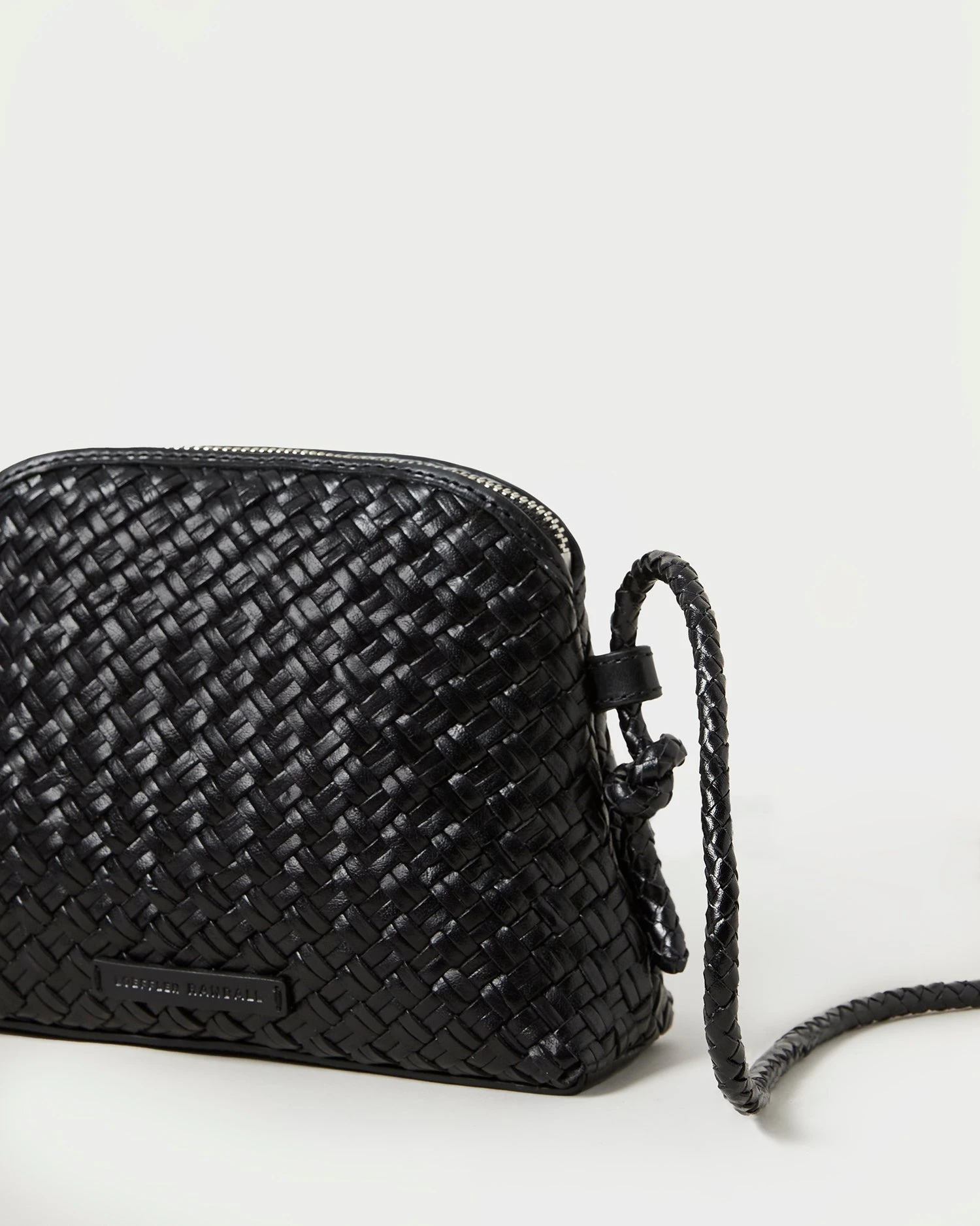 Loeffler Randall Marybeth Black Mini Woven Crossbody 3 Loeffler Randall Marybeth Black Mini Woven Crossbody - Image 3