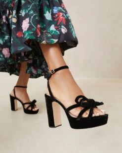 Loeffler Randall Melany Black Platform Bow Heel 9 Loeffler Randall Melany Black Platform Bow Heel -Loeffler Randall MELANY VL BLACK 5