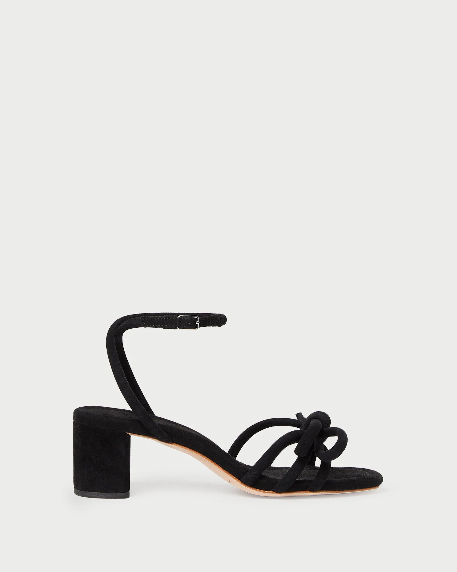 Loeffler Randall Mikel Black Bow Mid-Heel Sandal 2 Loeffler Randall Mikel Black Bow Mid-Heel Sandal - Image 2