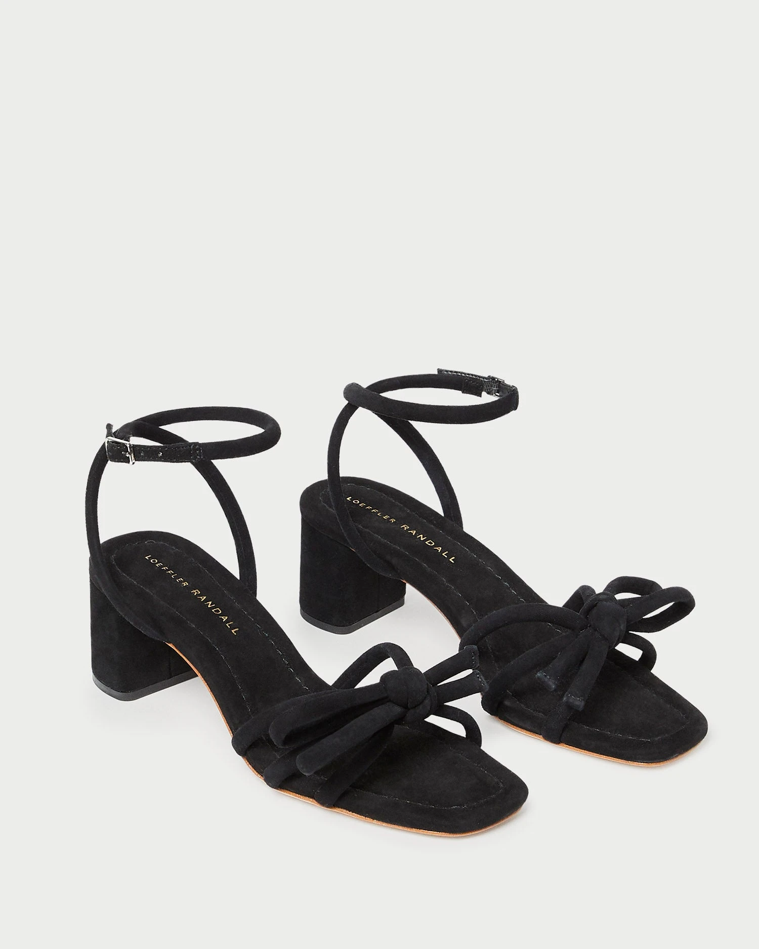 Loeffler Randall Mikel Black Bow Mid-Heel Sandal 3 Loeffler Randall Mikel Black Bow Mid-Heel Sandal - Image 3