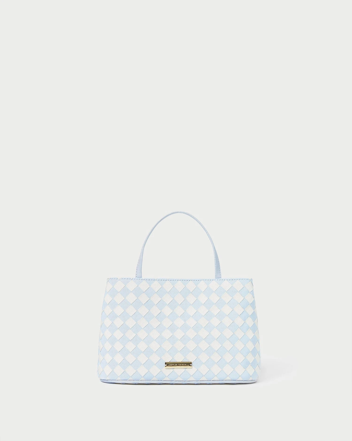 Loeffler Randall Minnow Blue/Cream Mini Tote 1 Loeffler Randall Minnow Blue/Cream Mini Tote