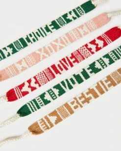 Loeffler Randall Red Love/Pink XOXO Bracelets -Loeffler Randall MayanBracelet LoveXOXO 4