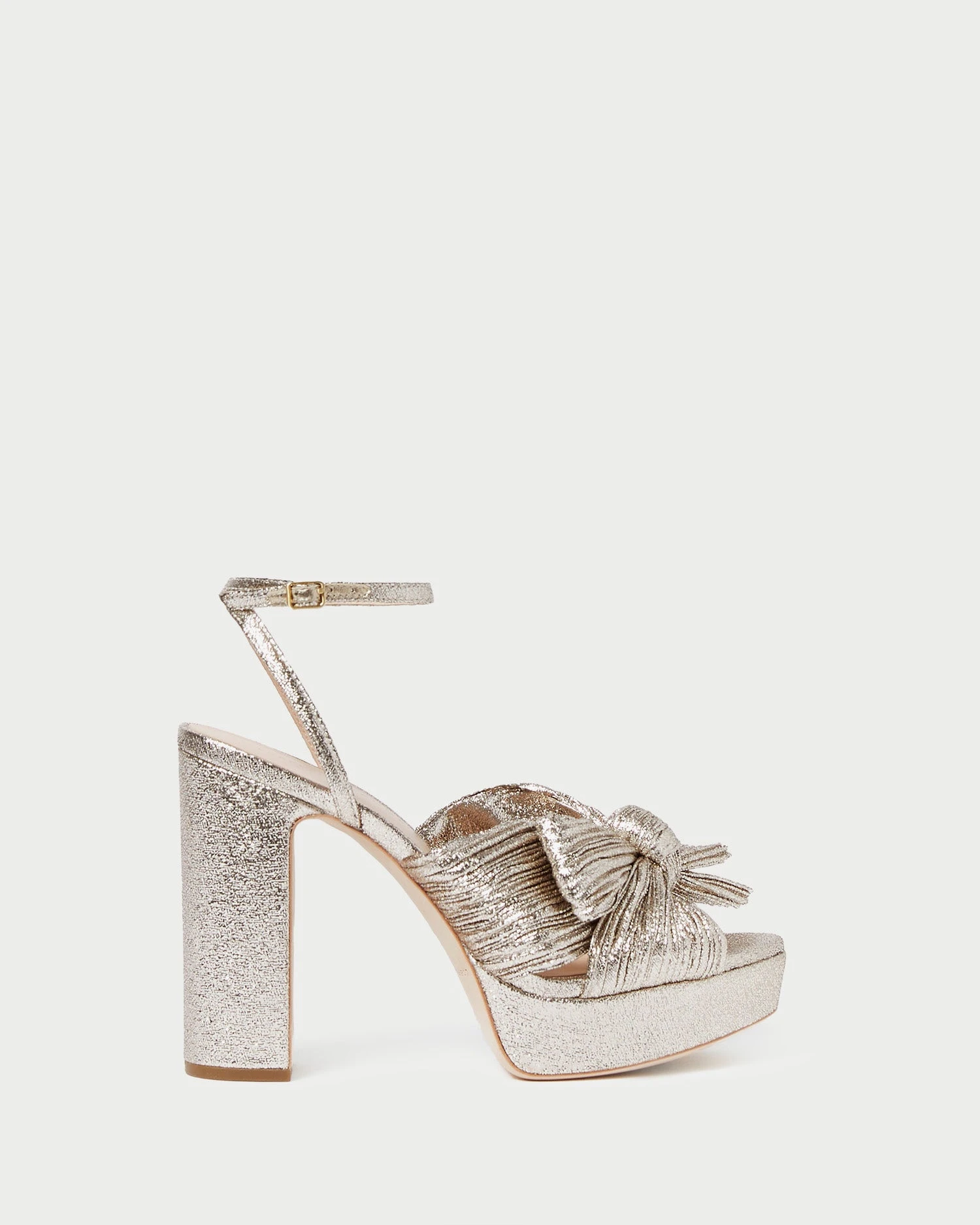 Loeffler Randall Natalia Champagne Platform Bow Heel 2 Loeffler Randall Natalia Champagne Platform Bow Heel - Image 2