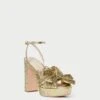 Loeffler Randall Natalia Oro Platform Bow Heel